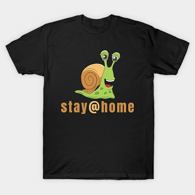 Stay At Home World Champion Slug Snail Shell Eremite T-Shirt by sheepmerch